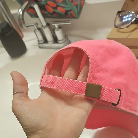 Pink 'PRAY' Baseball Cap - Picture 3 of 7